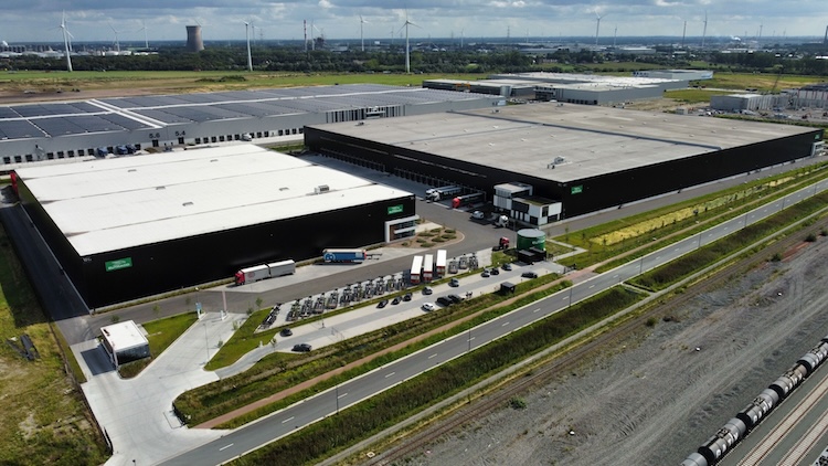 The state-of-the-art Ghent logistics building