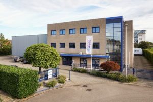 The office/industrial building in Zoetermeer near The Hague